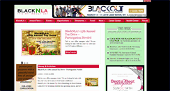 Desktop Screenshot of blacknla.com
