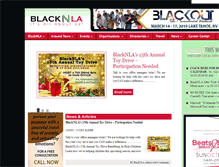 Tablet Screenshot of blacknla.com